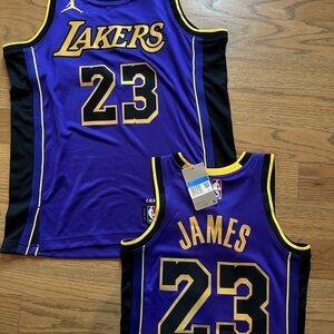 Lakers Purple Basketball Jersey